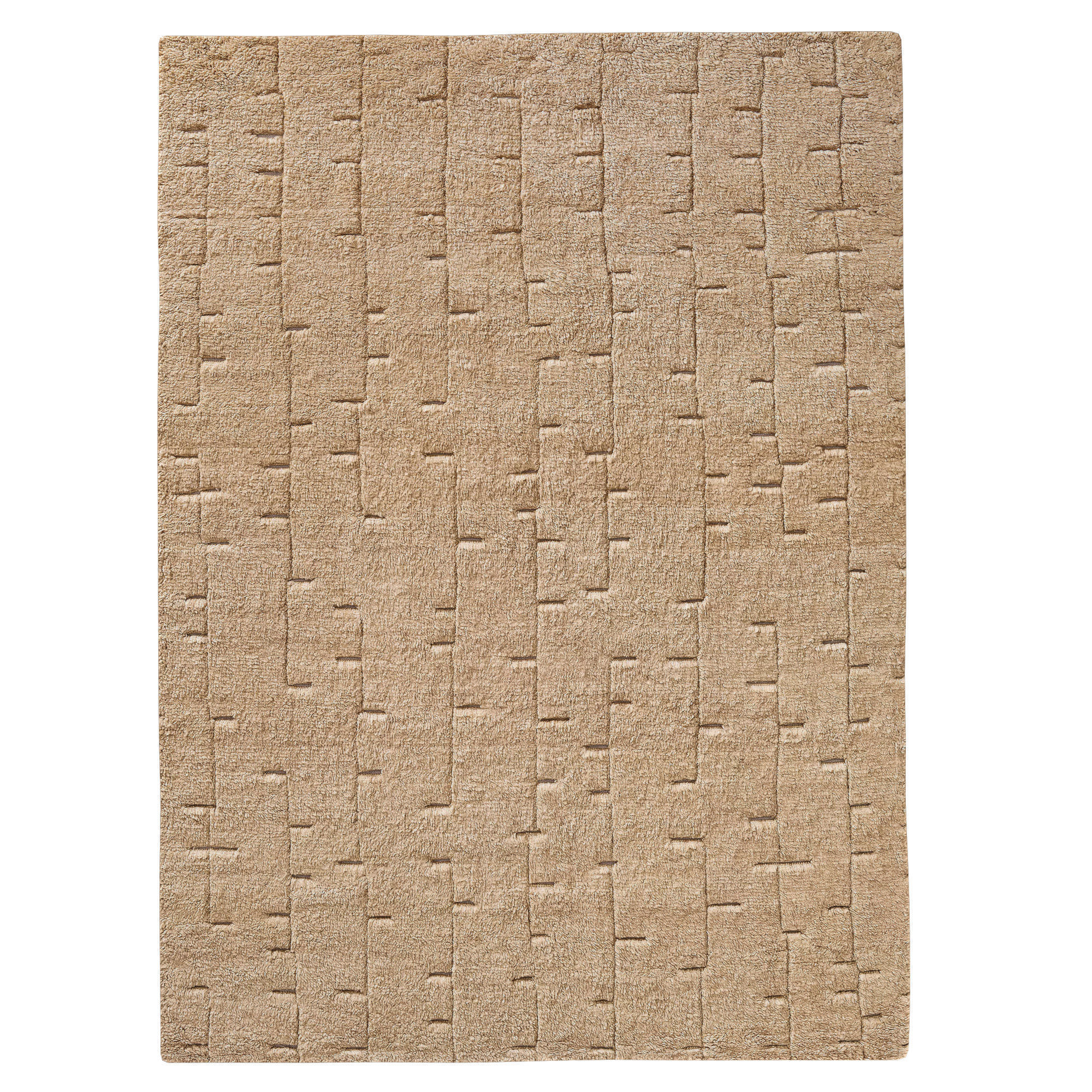 Hadya Wool Rug Burnt Caramel 3D model_3