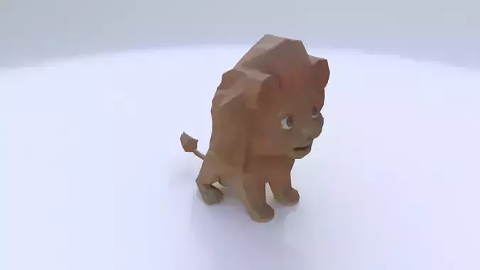 Lion 3D model