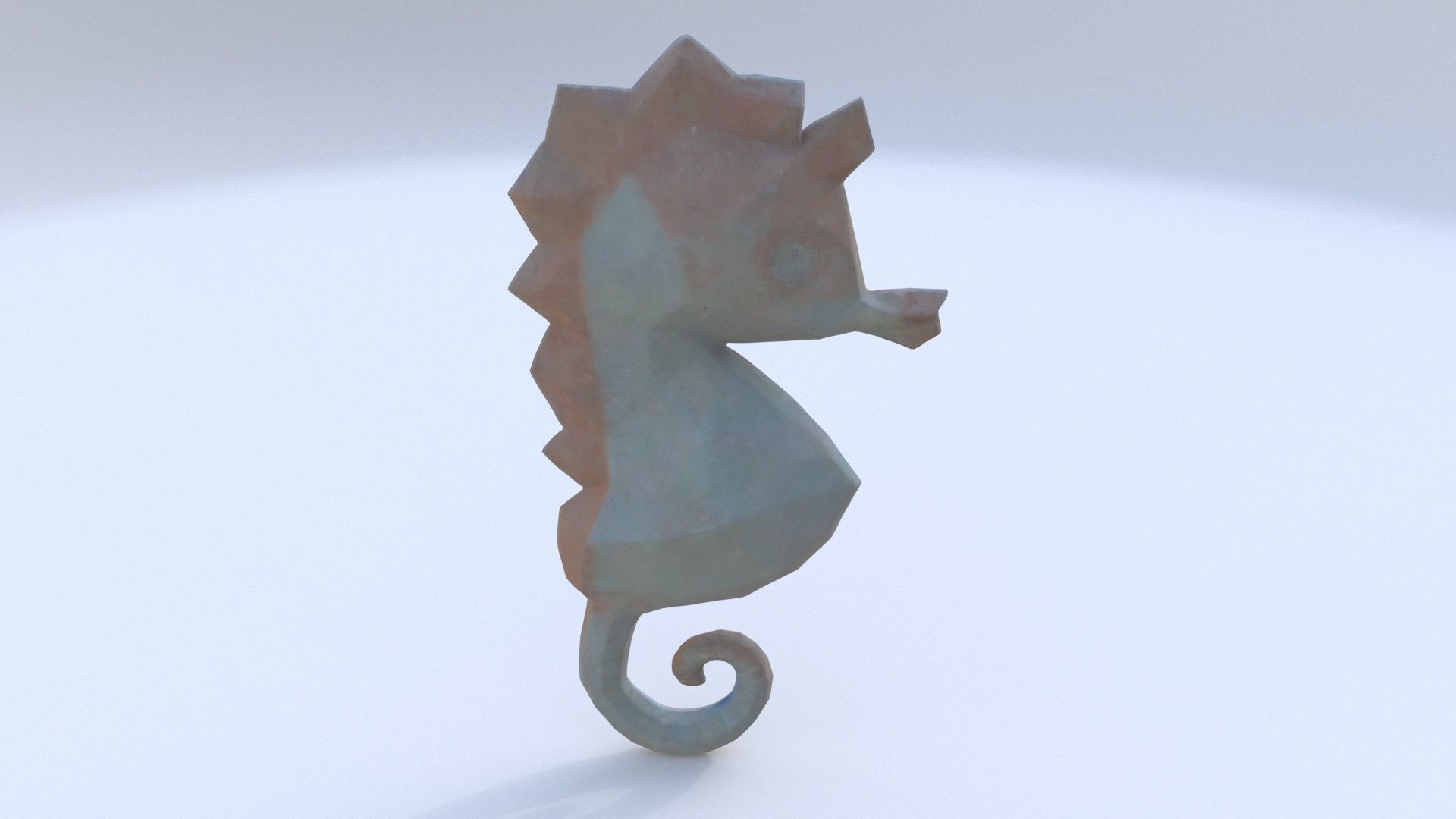 Seahorse 3D model_1