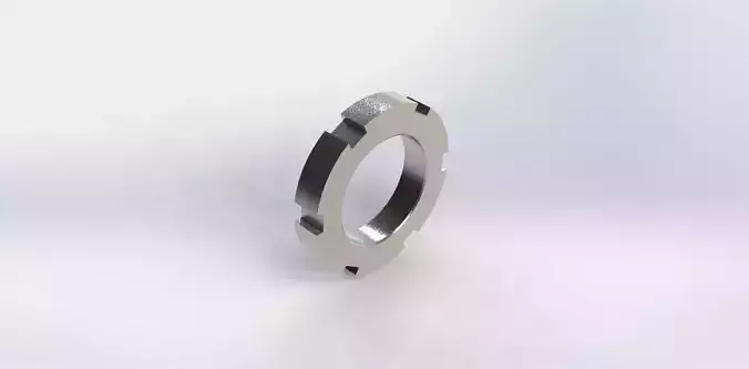 Porca SKF KM 9 Nut 3D model