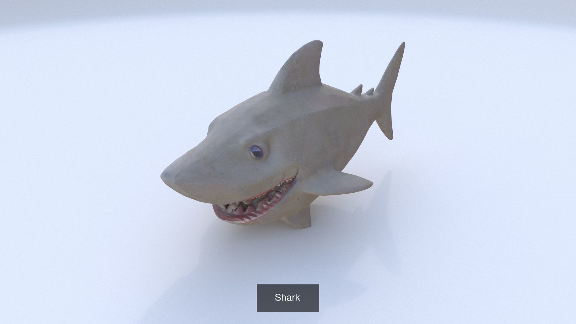 19 cartoon polygonal style animals 3D Model Collection_19