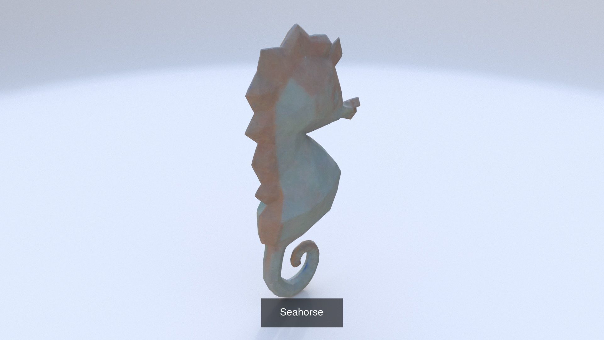 19 cartoon polygonal style animals 3D Model Collection_18