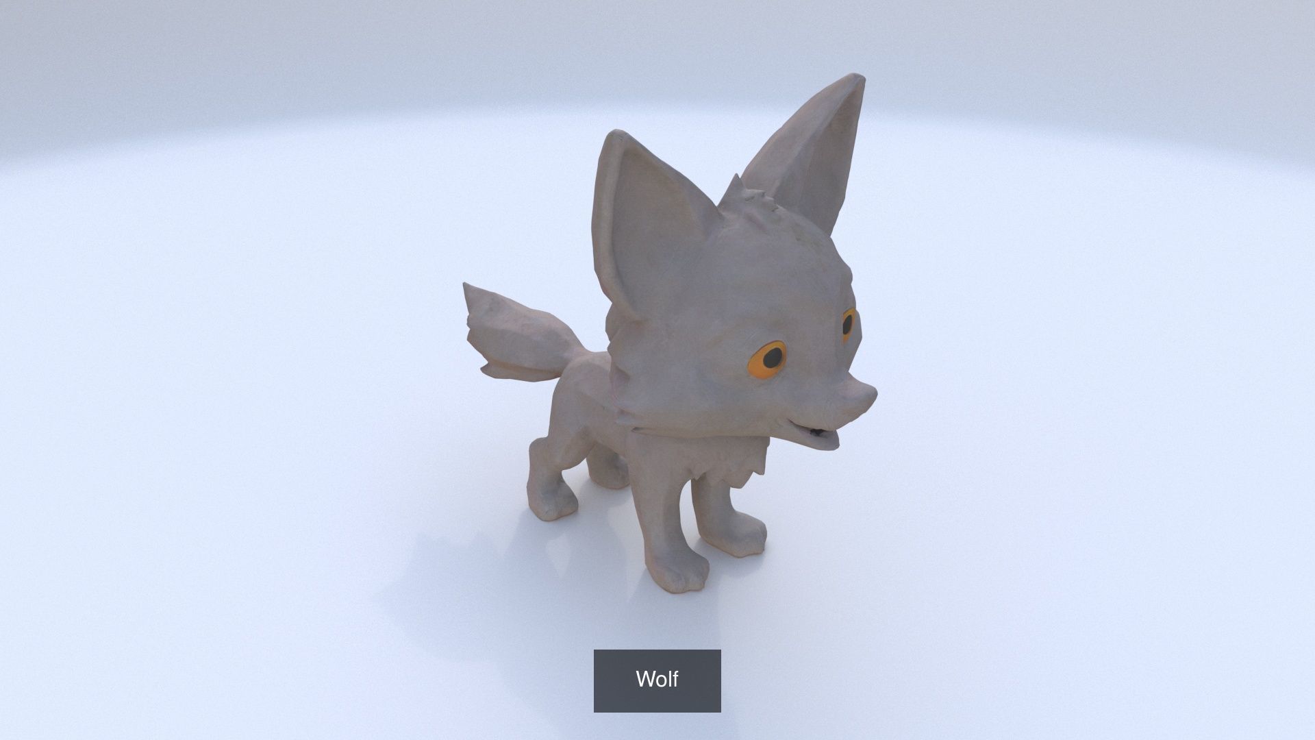 19 cartoon polygonal style animals 3D Model Collection_20