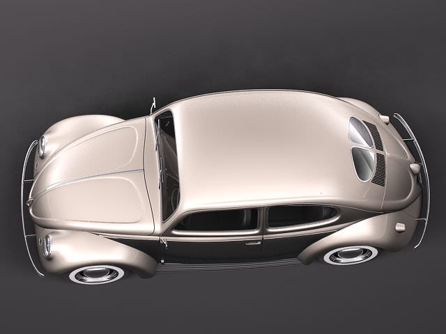 Volkswagen Beetle 1950 3D model_7