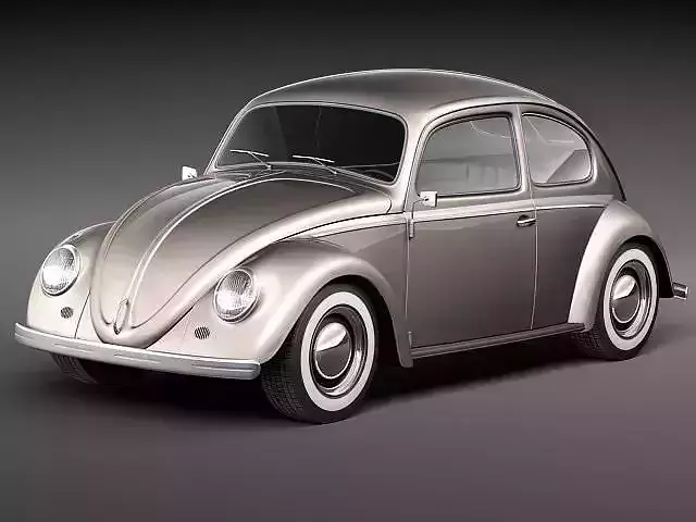Volkswagen Beetle 1950 3D model