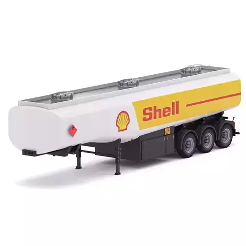 Shell Fuel Semi Tank Trailer
