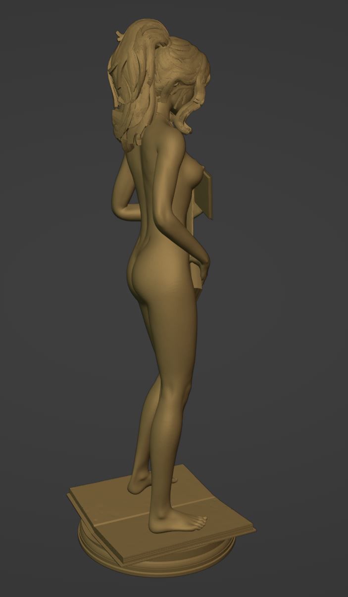 Hermione - Book Covered 3D print model_3