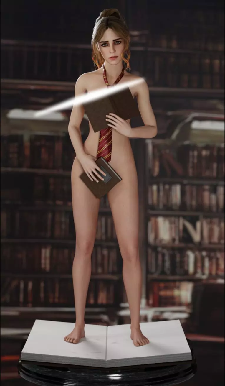 Hermione - Book Covered 3D print model_0