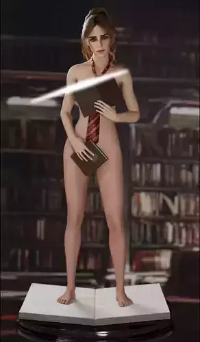 Hermione - Book Covered 3D print model