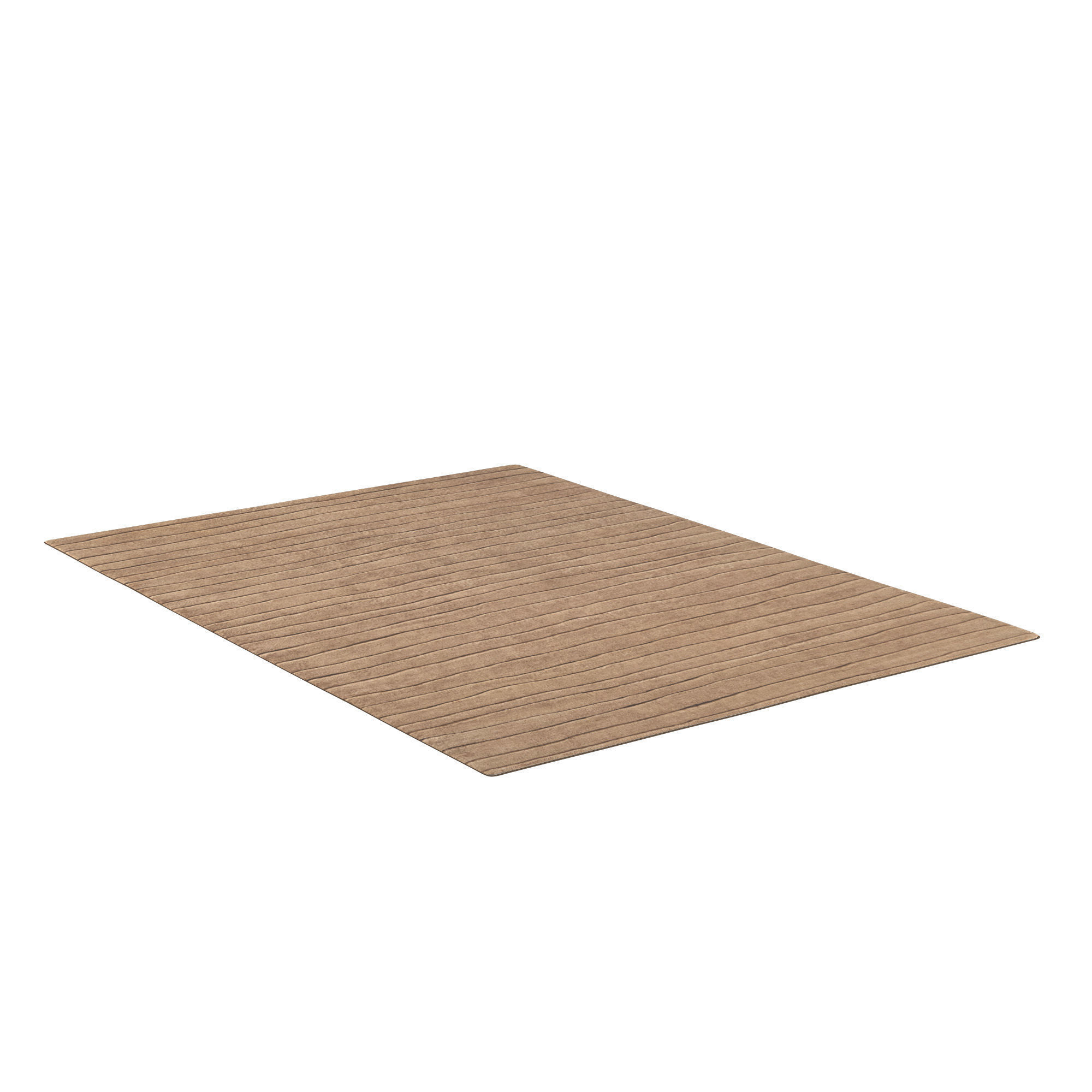 Vesa Wool Rug Burnt Caramel 3D model_1