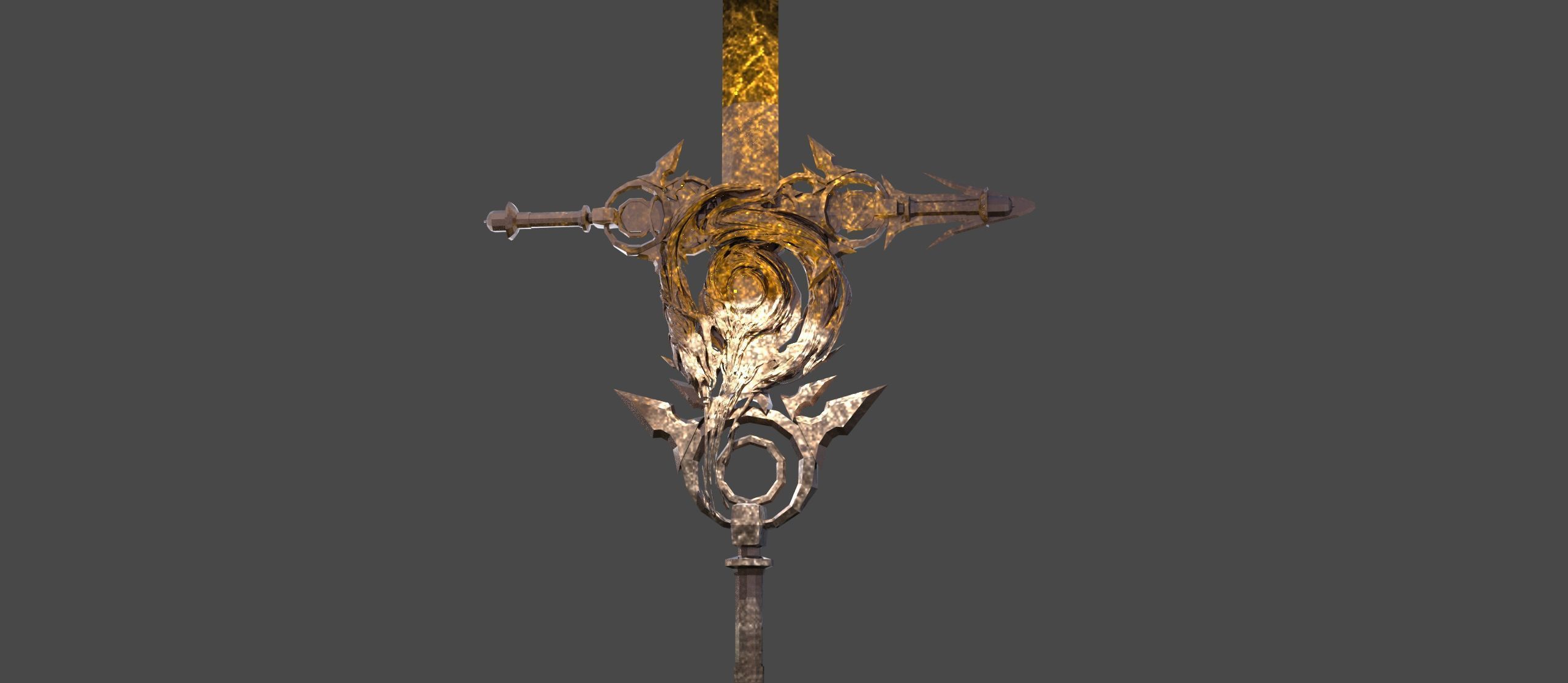 Air element hilt 4 3D model_1