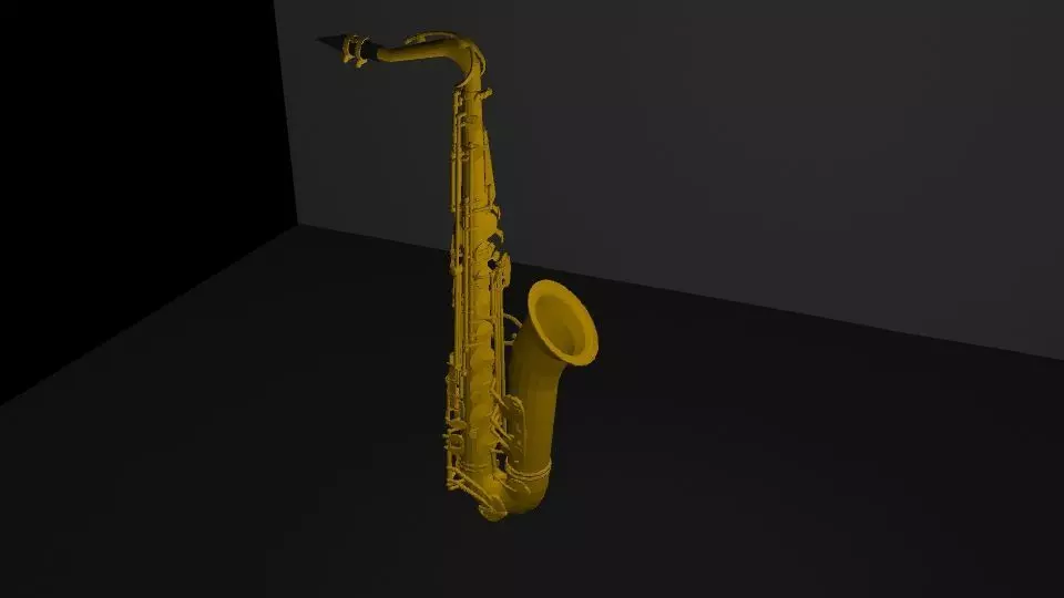 baritonesax 3D model_0