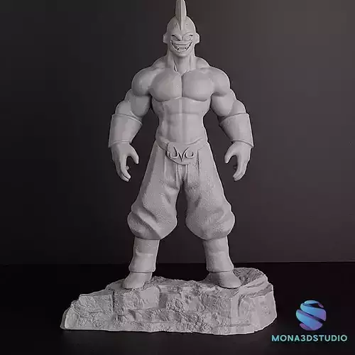 MAJIN BOO REALISTIC HQ CUTTED 3D print model