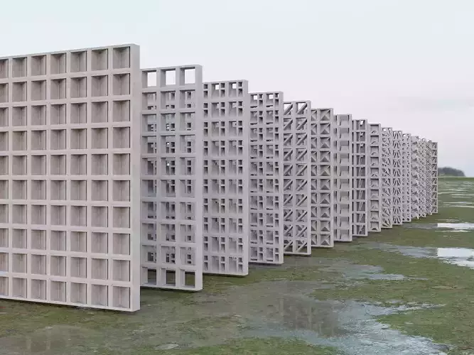 CONCRETE ROSTER PACK 01 3D model