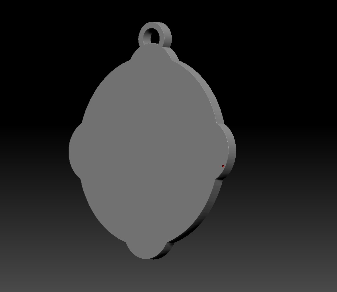 Tree of Life Pendant with trinity knots and Viking birth rune 3D print model_4