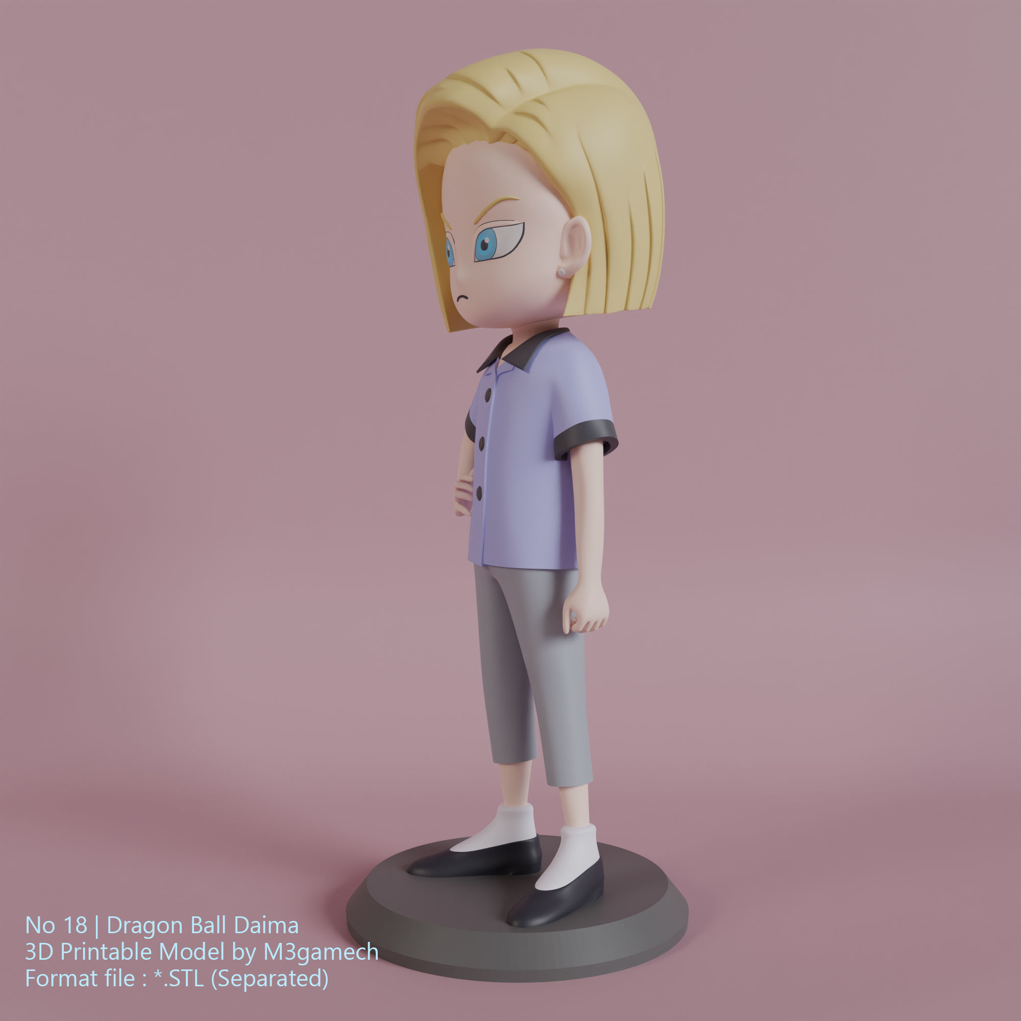 No 18 Dragon Ball Daima 3D print model_4
