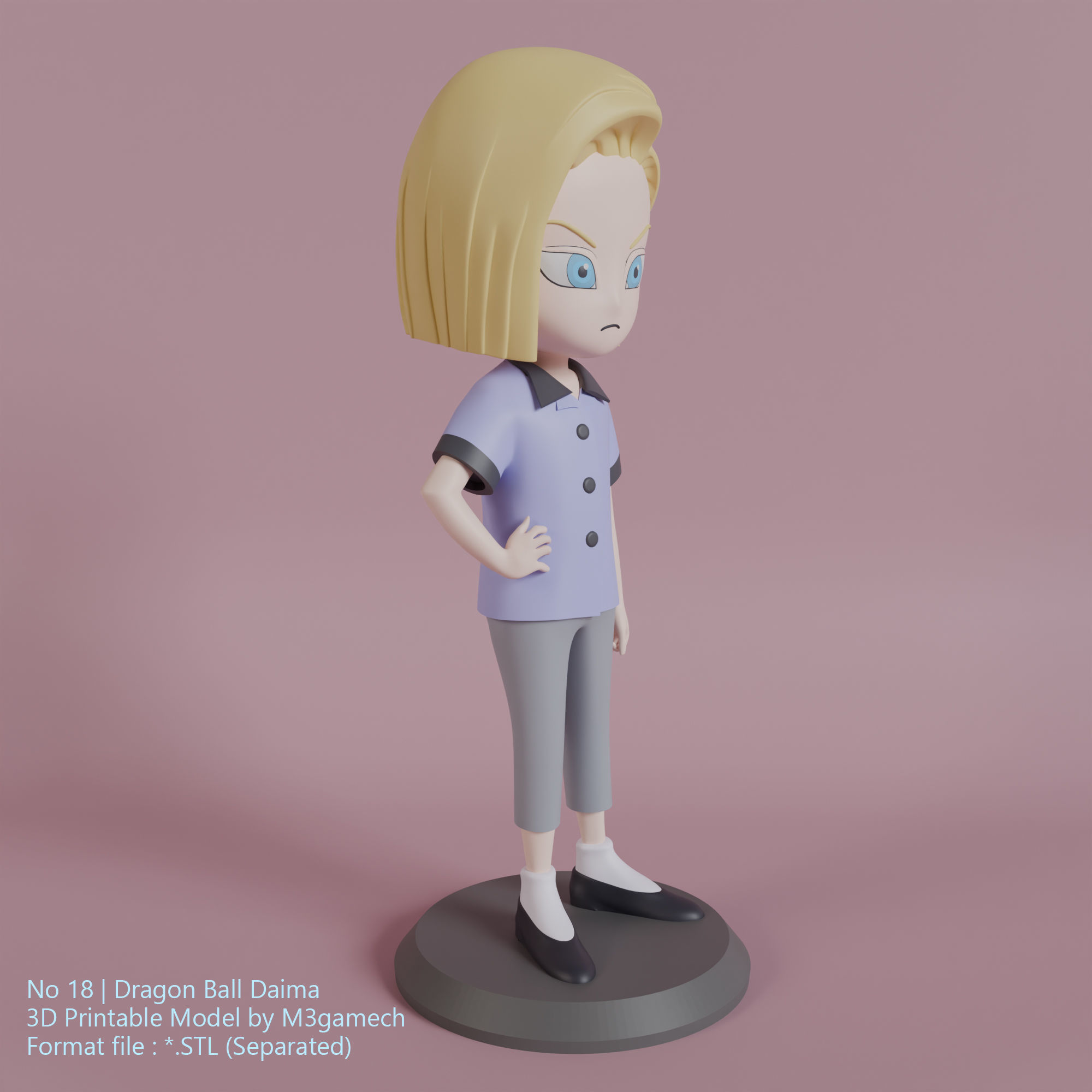 No 18 Dragon Ball Daima 3D print model_6