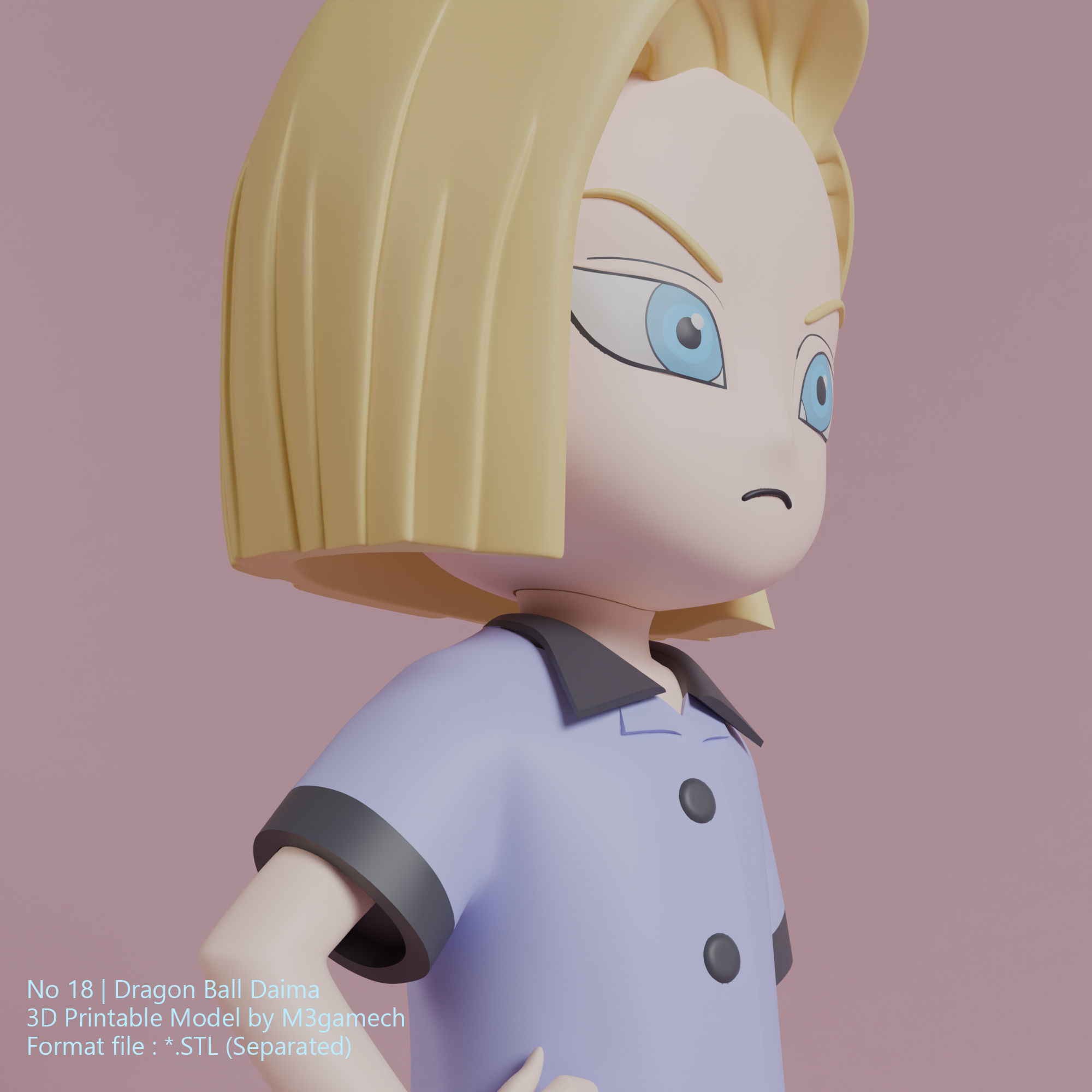No 18 Dragon Ball Daima 3D print model_3