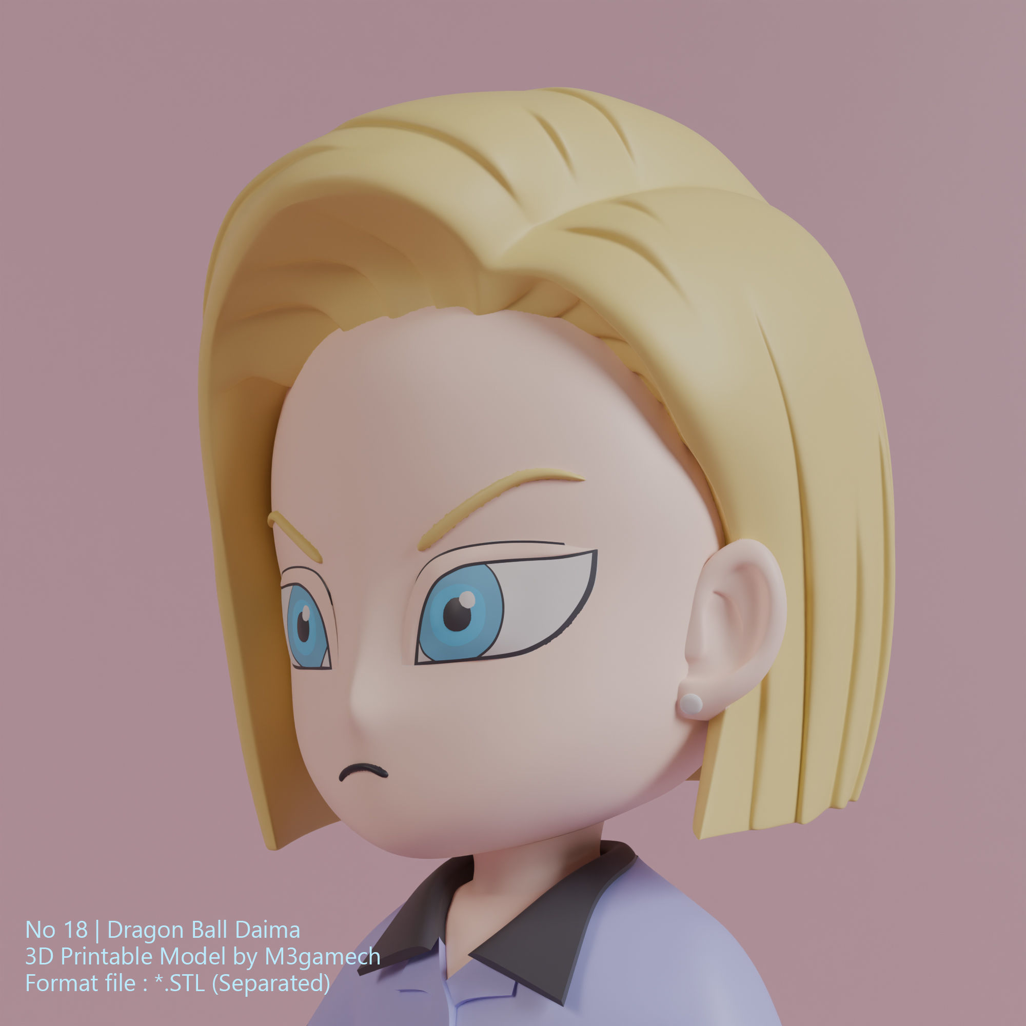 No 18 Dragon Ball Daima 3D print model_2