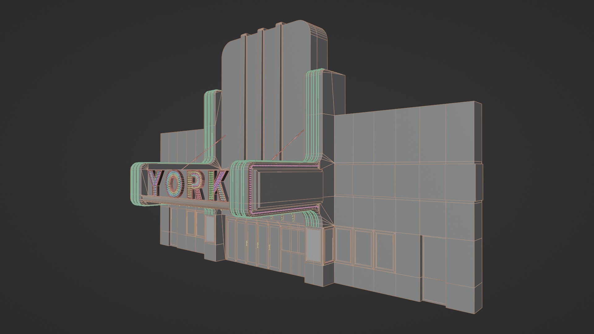 Classic Cinemas York 3D model_22