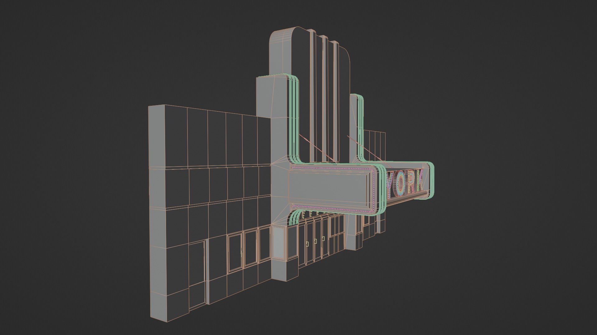 Classic Cinemas York 3D model_16