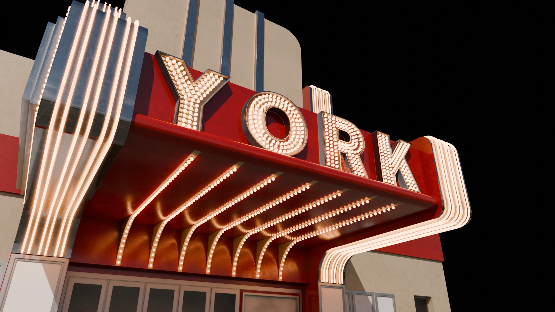 Classic Cinemas York 3D model_5