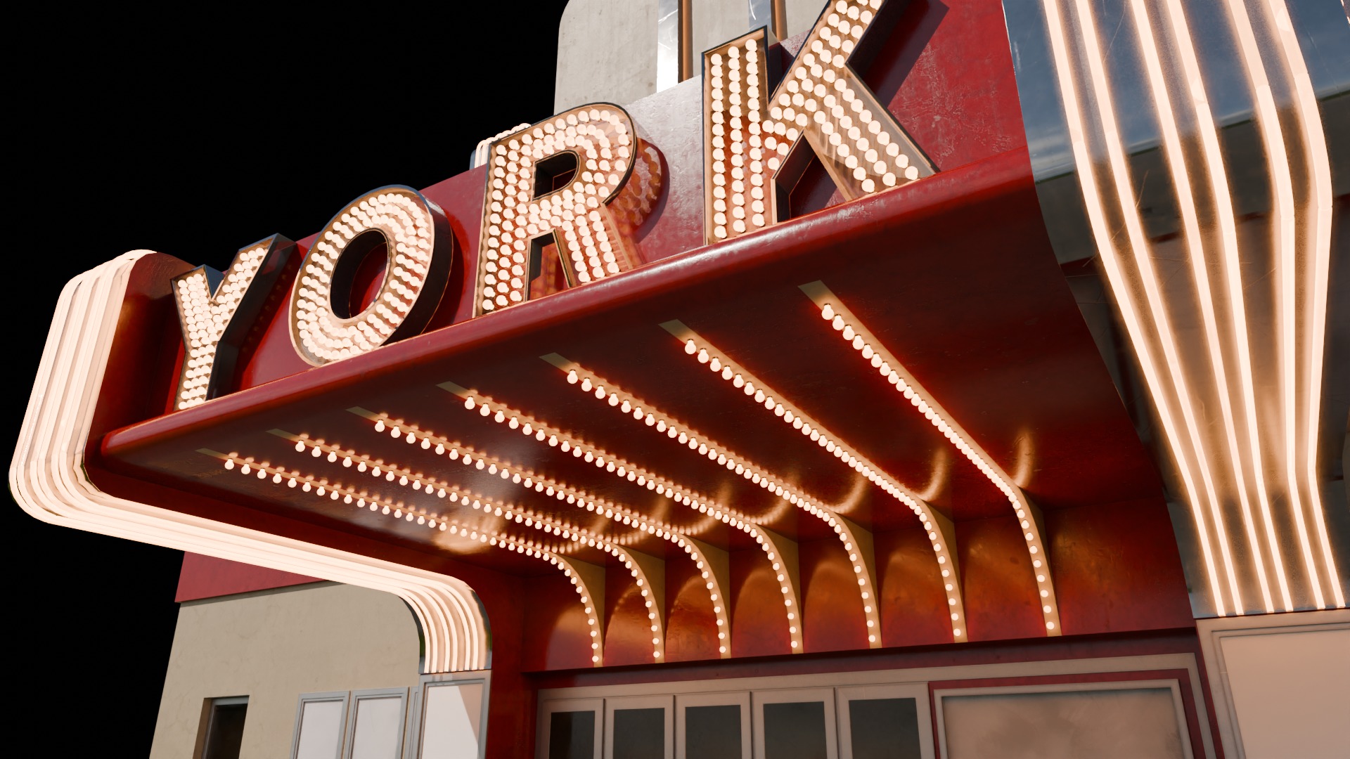 Classic Cinemas York 3D model_1