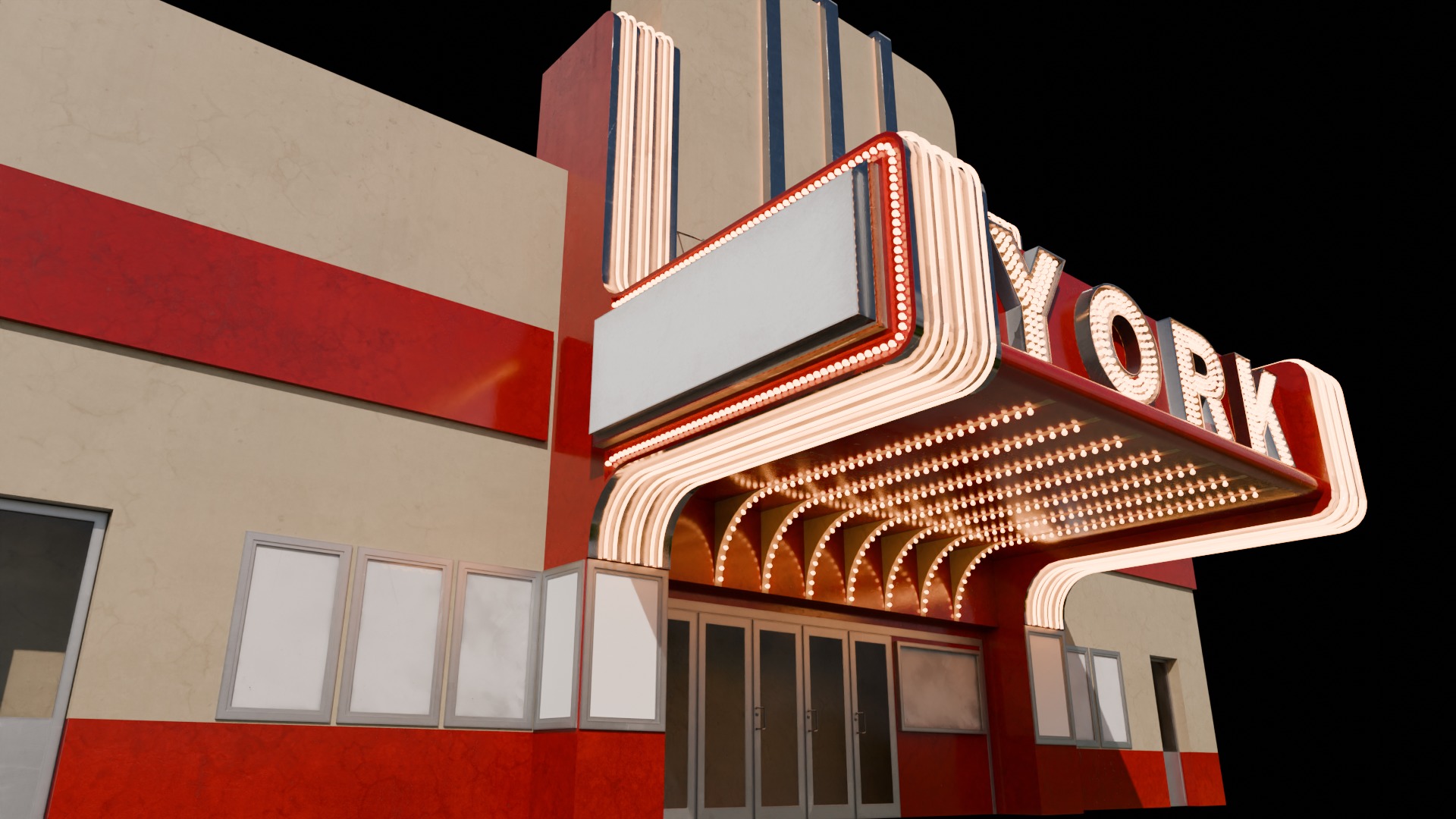 Classic Cinemas York 3D model_2