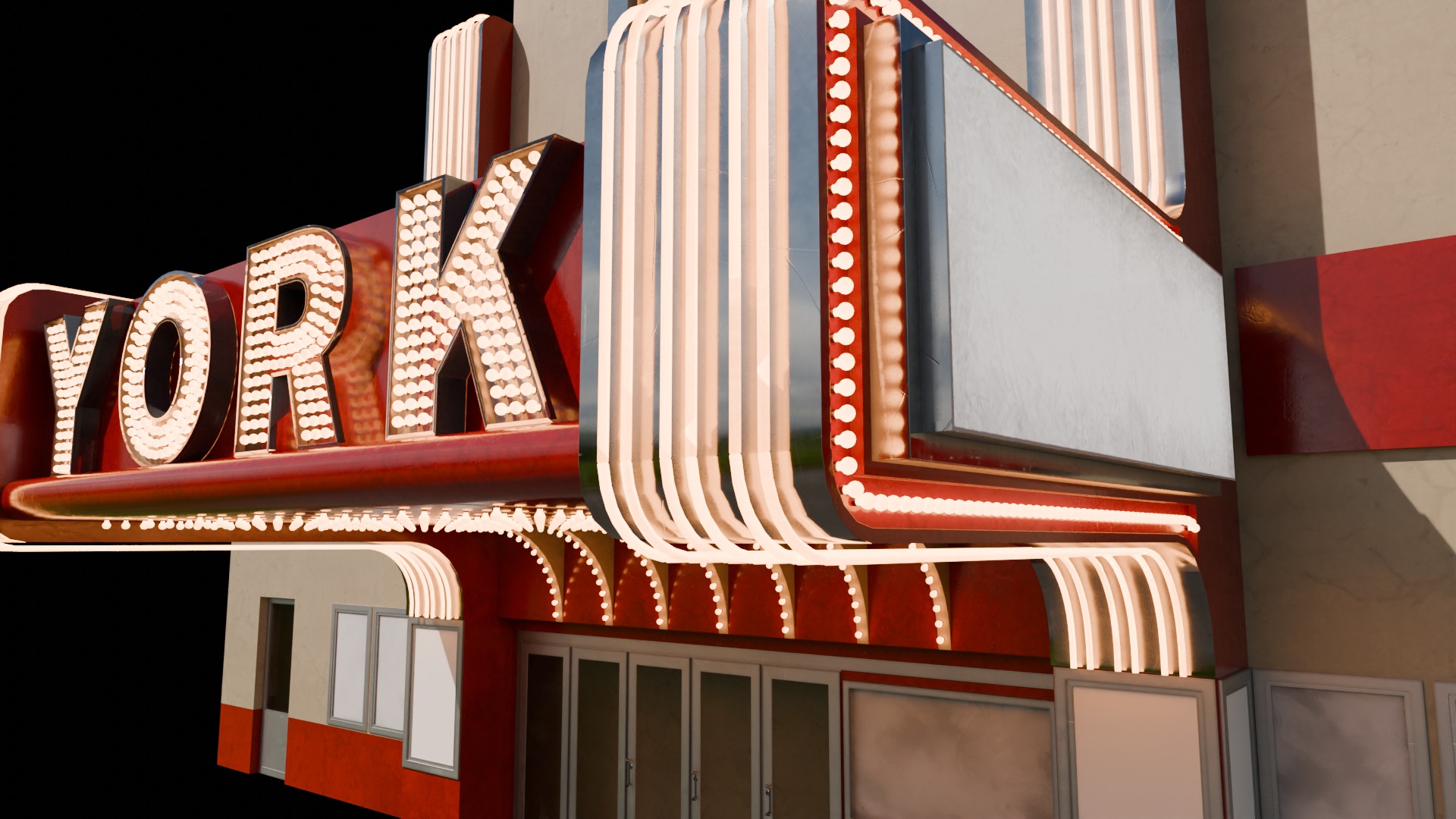 Classic Cinemas York 3D model_10
