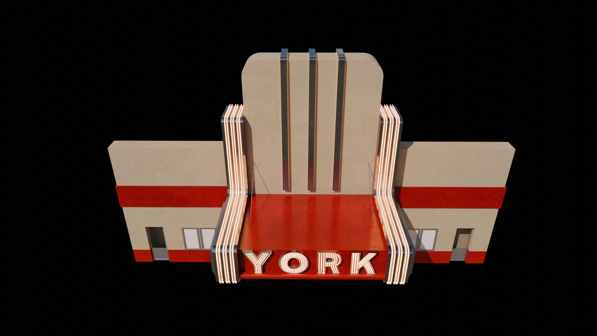Classic Cinemas York 3D model_11