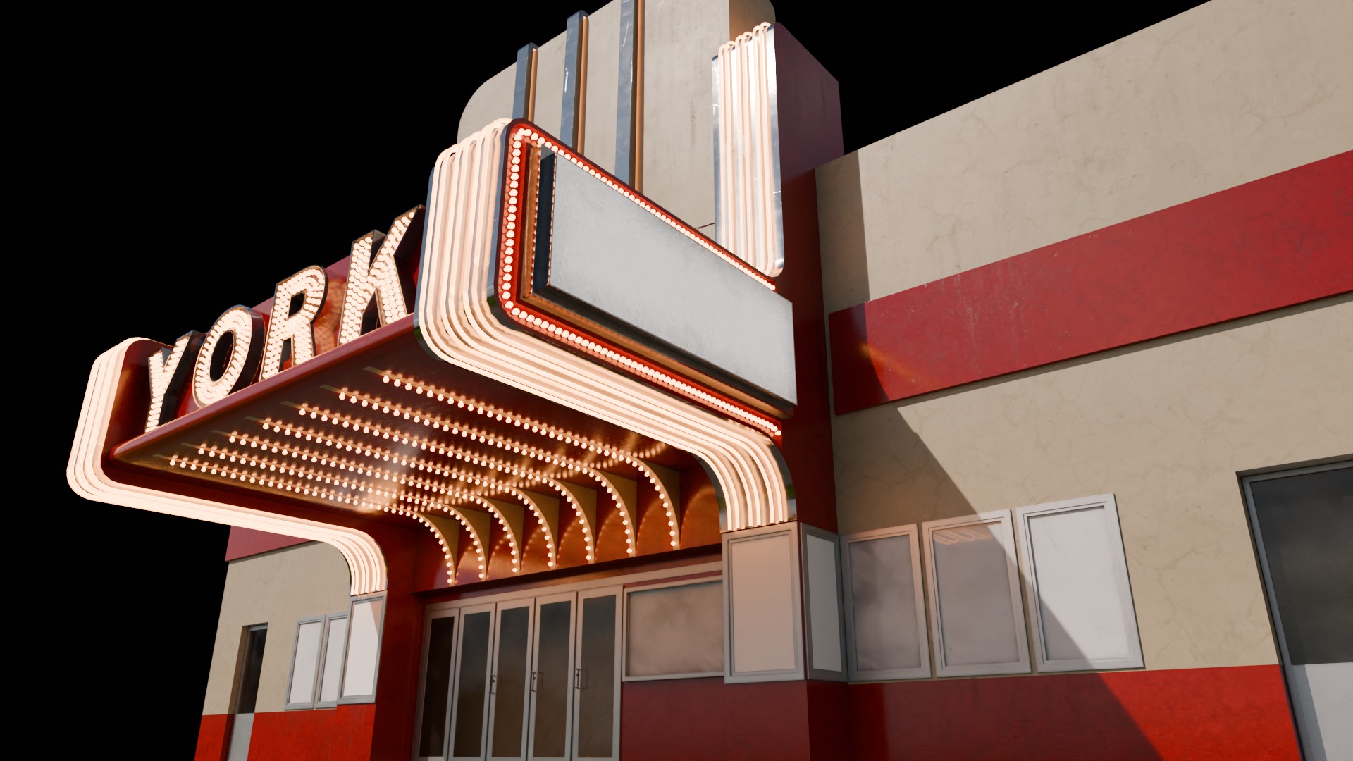 Classic Cinemas York 3D model_3