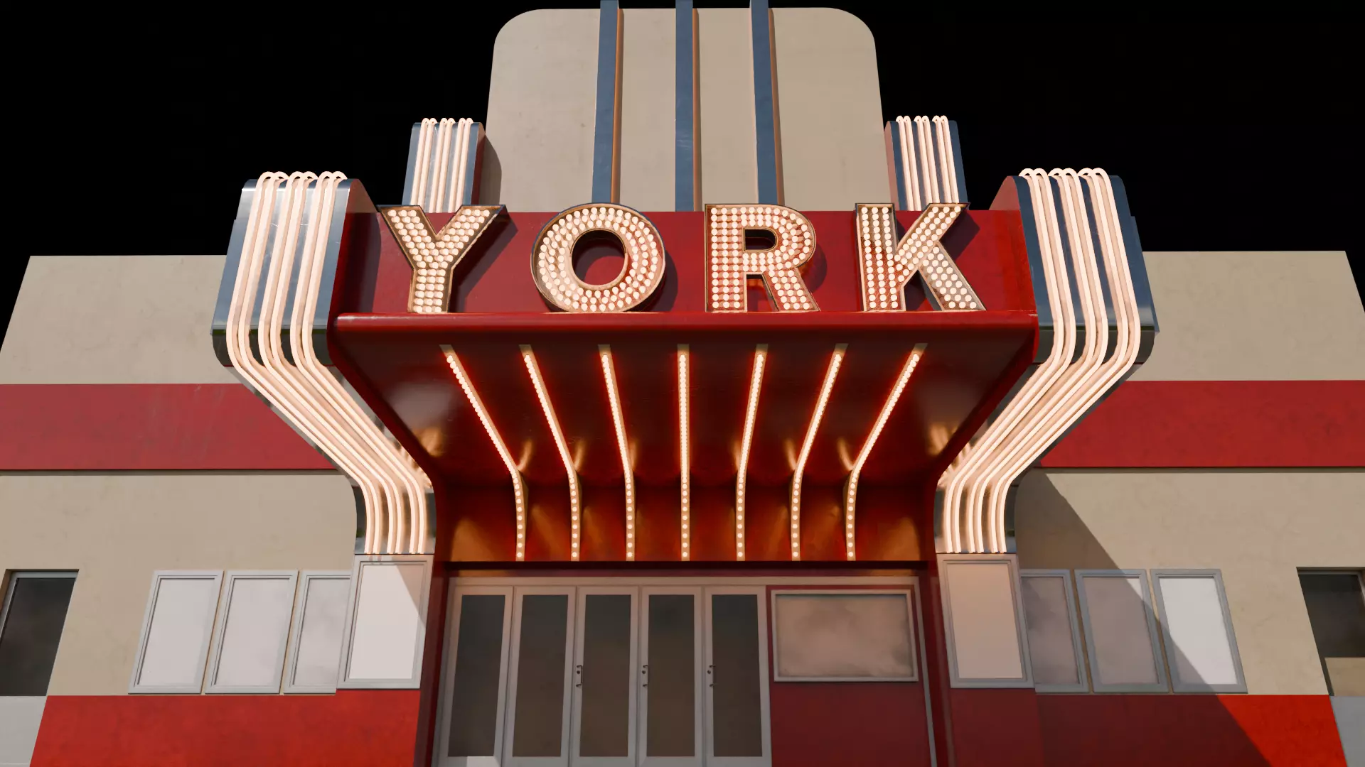 Classic Cinemas York 3D model_0