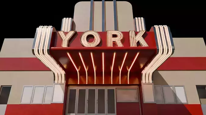Classic Cinemas York 3D model