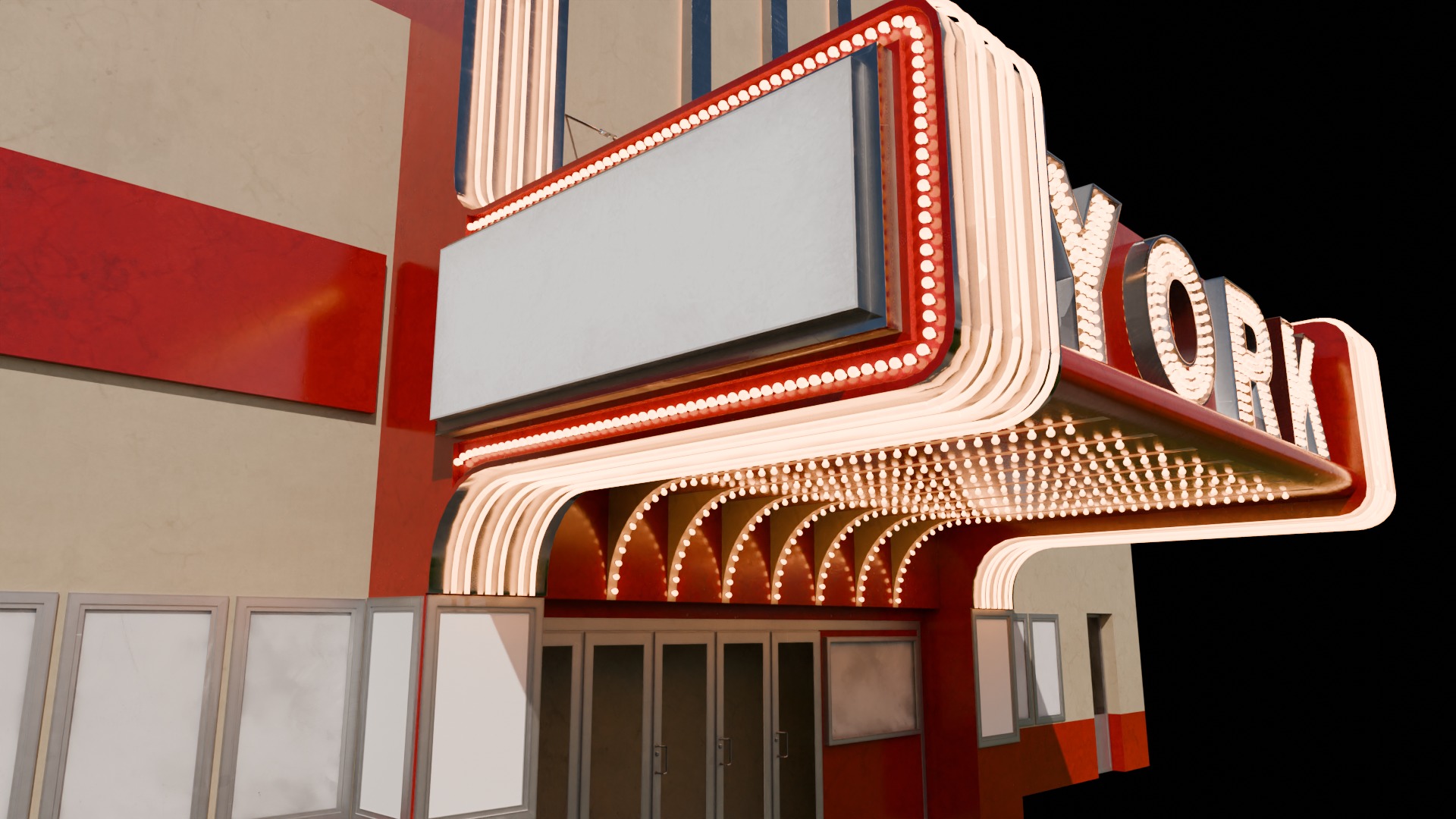 Classic Cinemas York 3D model_4