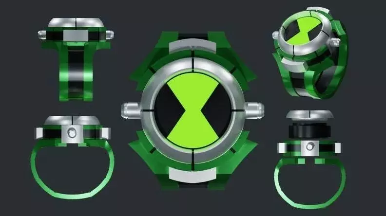 Ben Ten alien force watch Low-poly 3D model
