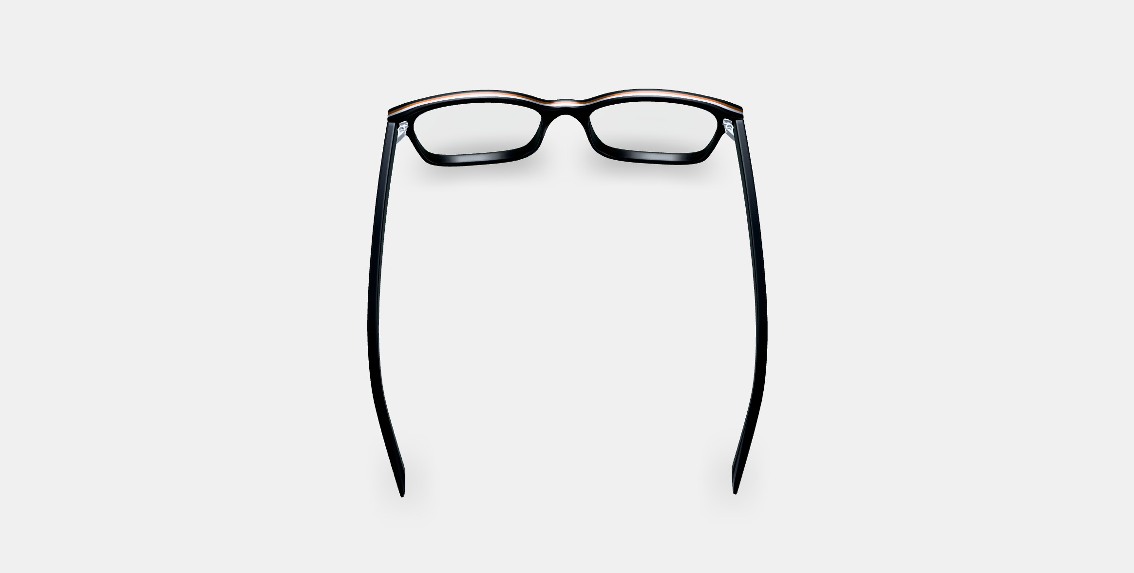 Brady Eyeglasses in Black Matte Eclipse 3D model_4