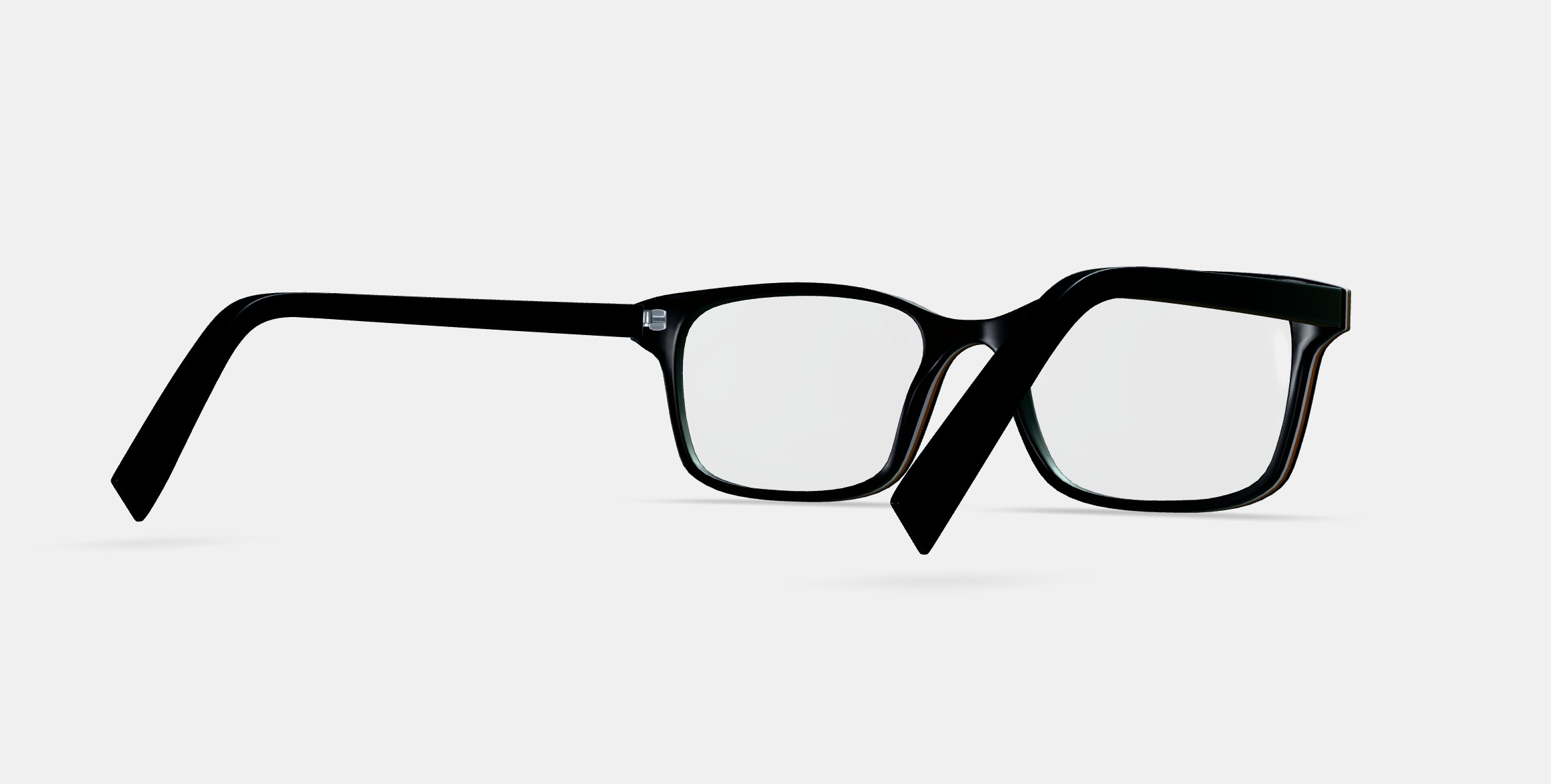 Brady Eyeglasses in Black Matte Eclipse 3D model_6