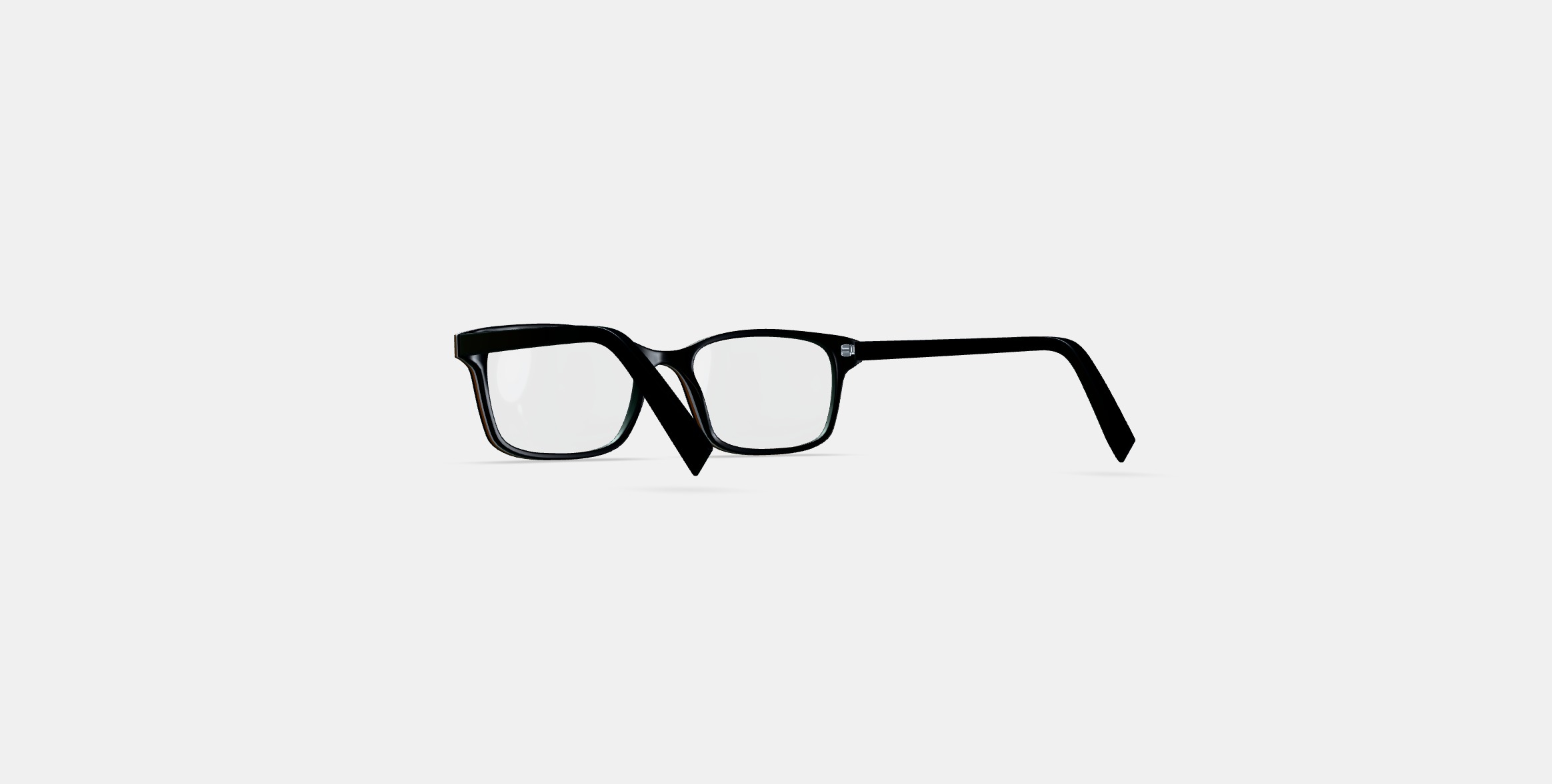 Brady Eyeglasses in Black Matte Eclipse 3D model_16