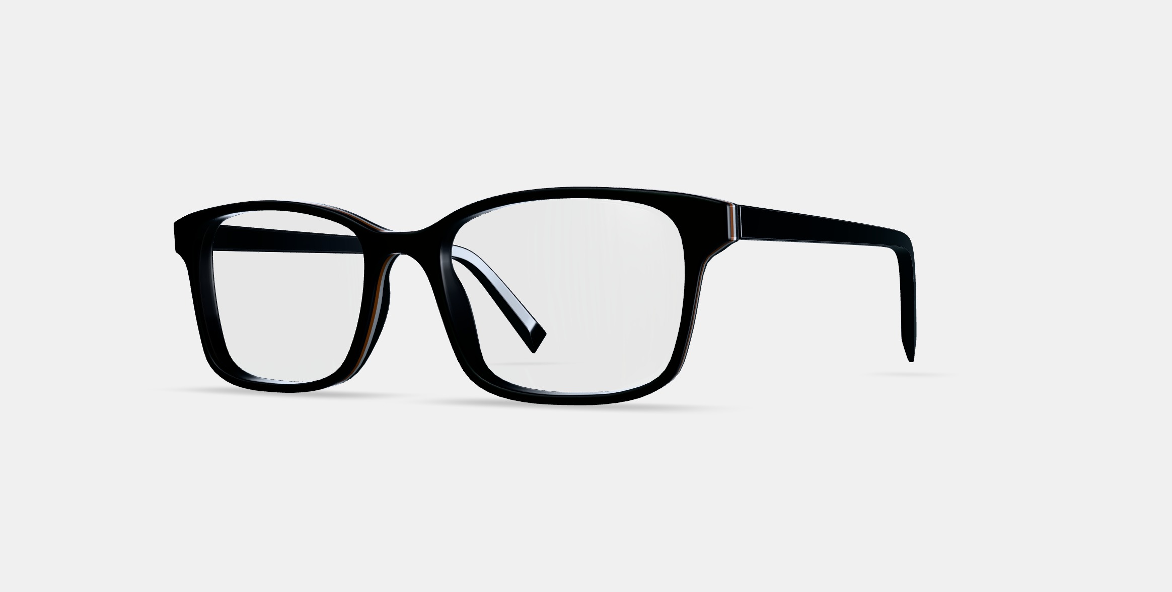 Brady Eyeglasses in Black Matte Eclipse 3D model_13