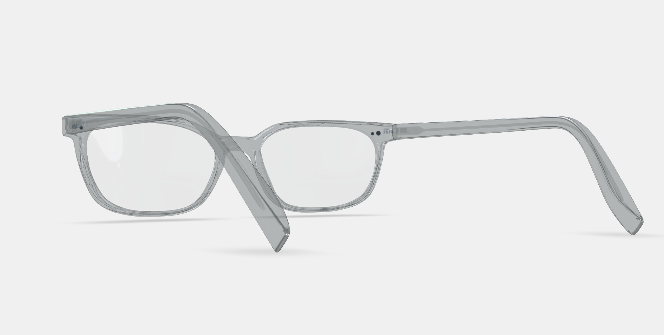 Lawrence Eyeglasses in Sea Glass Grey 3D model_2