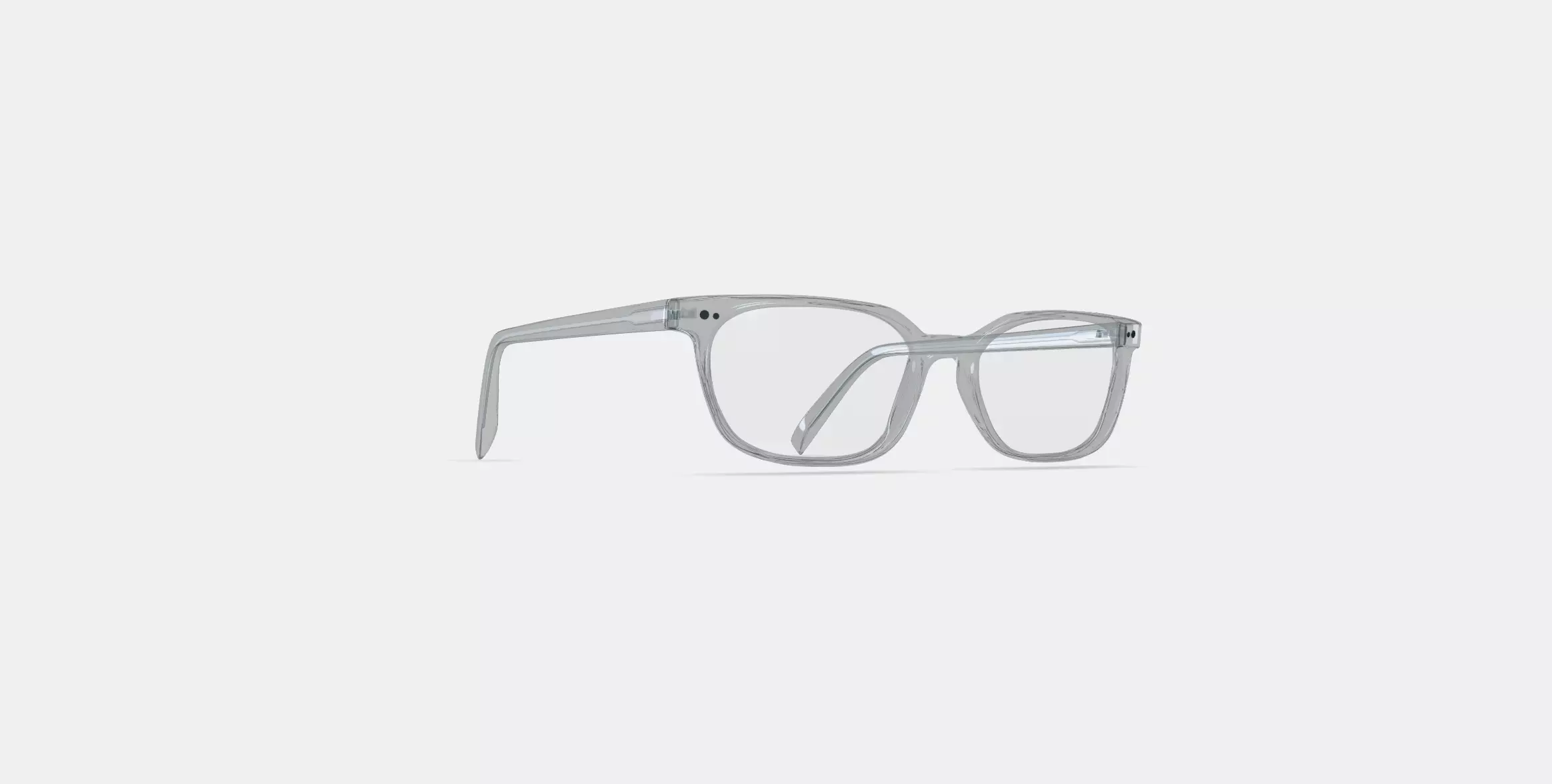 Lawrence Eyeglasses in Sea Glass Grey 3D model_0