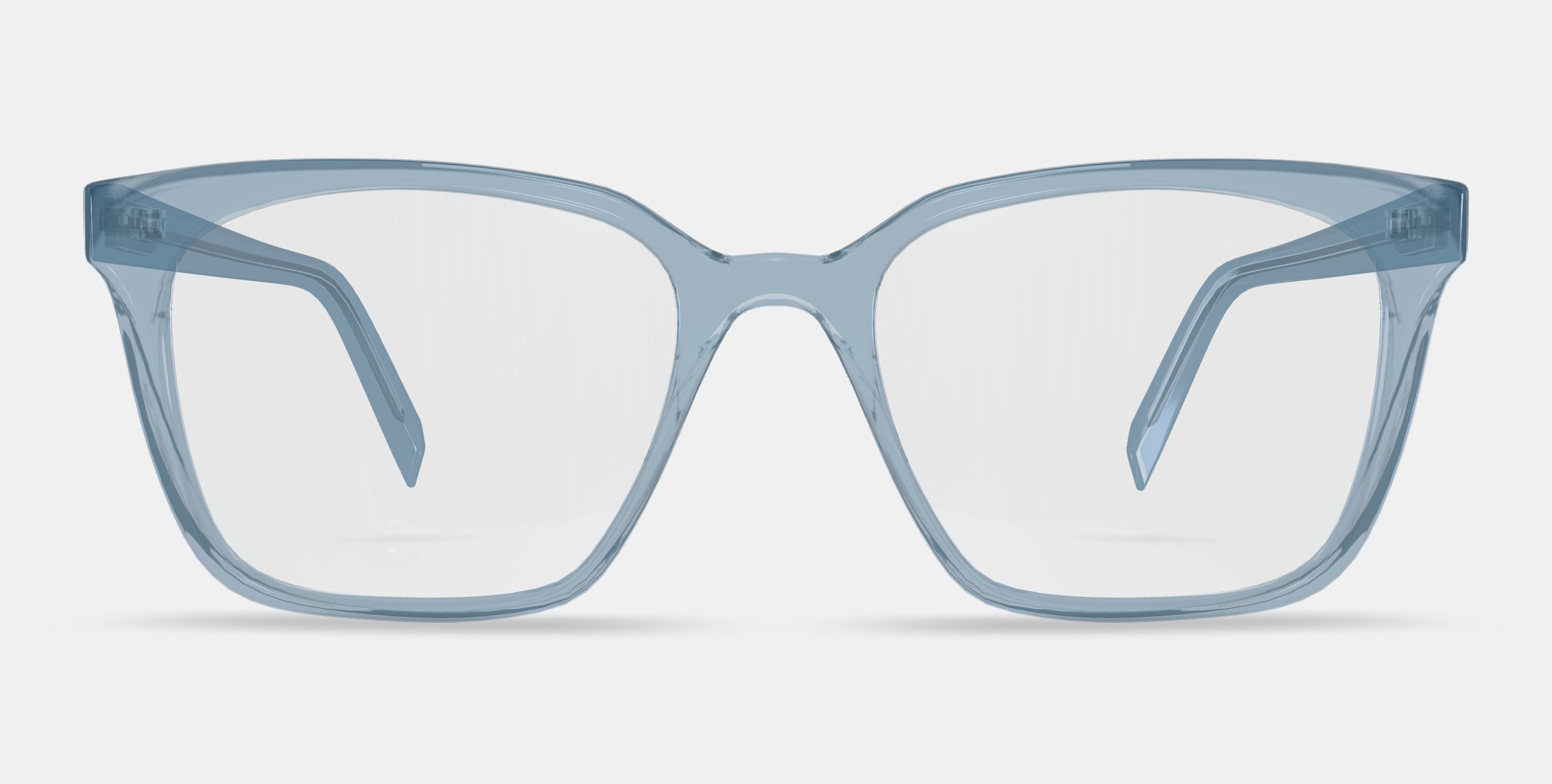 Hughes Eyeglasses in Pacific Crystal 3D model_11