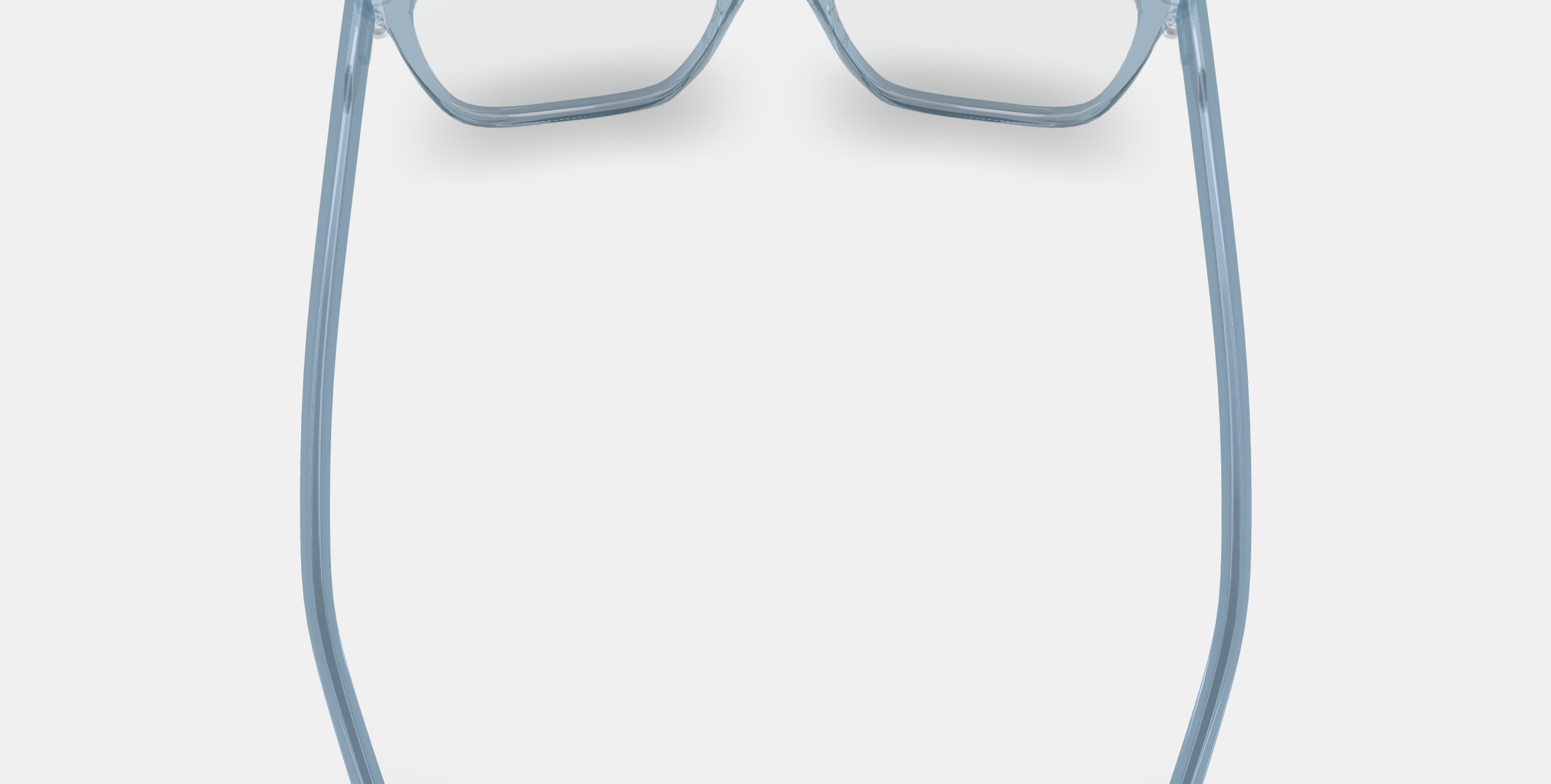 Hughes Eyeglasses in Pacific Crystal 3D model_5