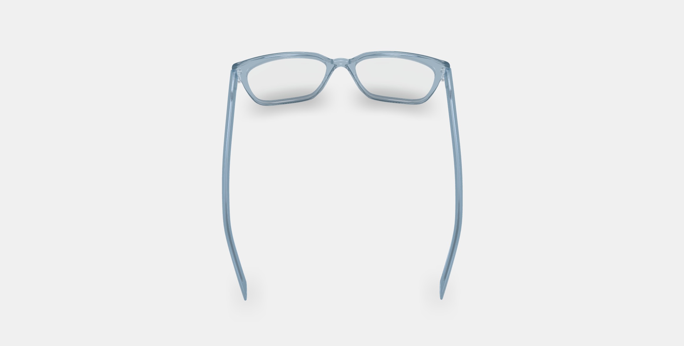 Hughes Eyeglasses in Pacific Crystal 3D model_3