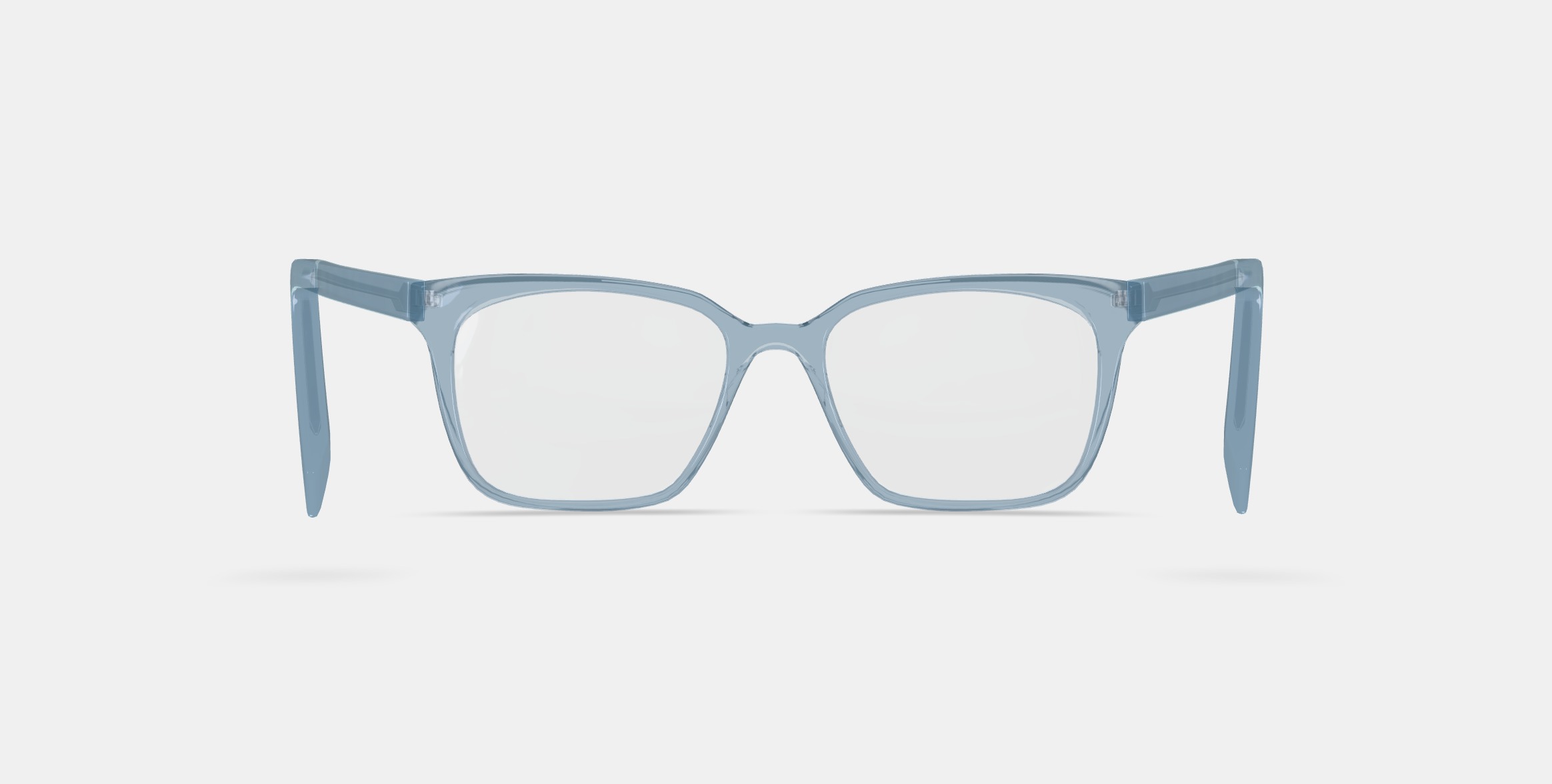 Hughes Eyeglasses in Pacific Crystal 3D model_15