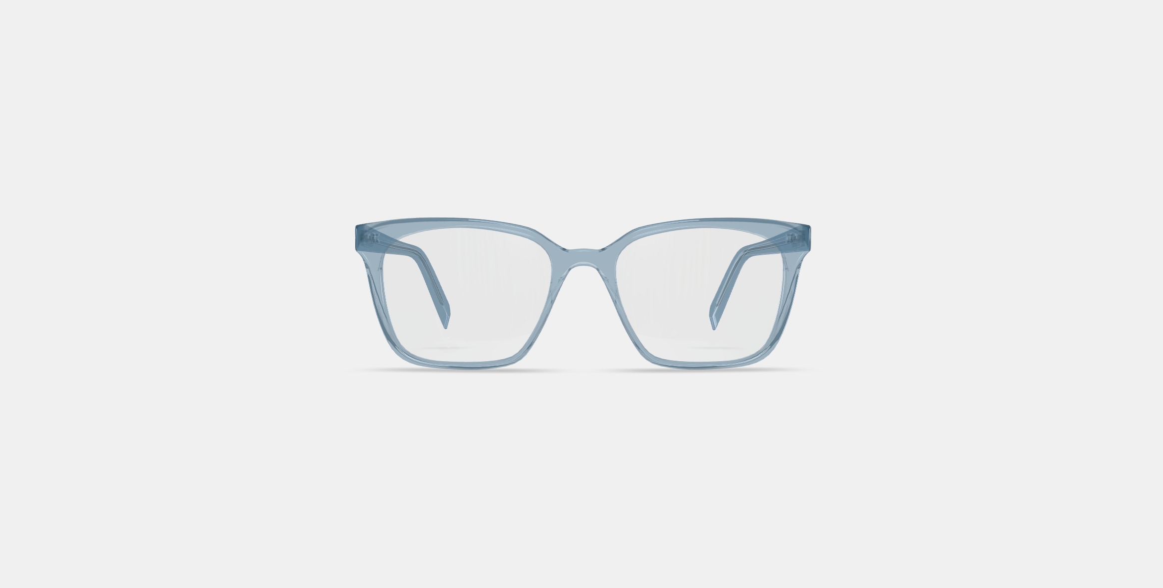 Hughes Eyeglasses in Pacific Crystal 3D model_10