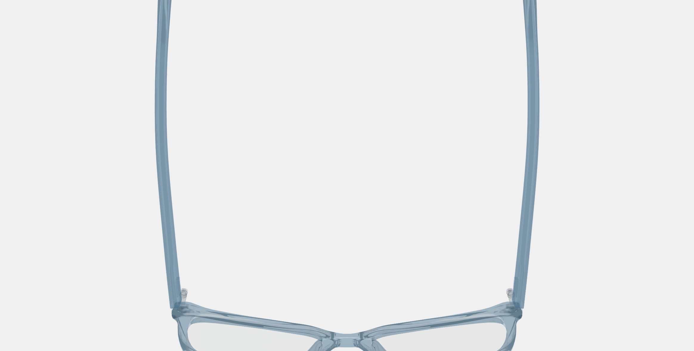 Hughes Eyeglasses in Pacific Crystal 3D model_8