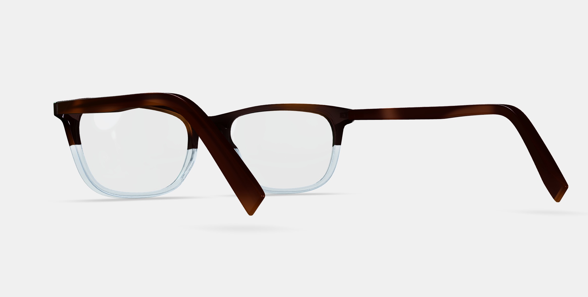 Welty Low Bridge Fit Eyeglasses in Eastern Bluebird Fade 3D model_4