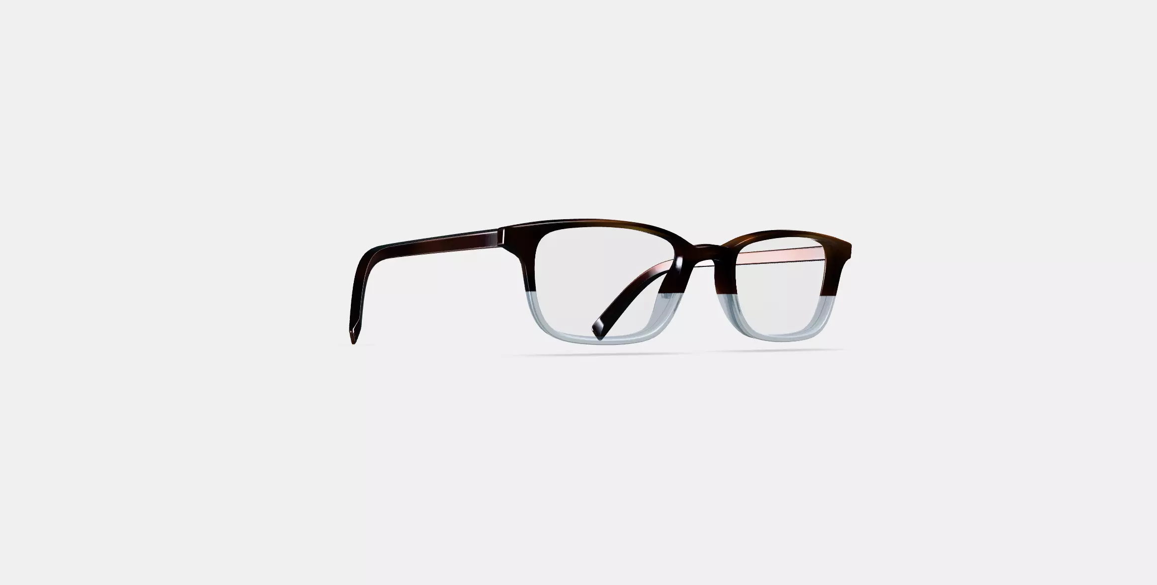 Oliver Low Bridge Fit Eyeglasses in Eastern Bluebird Fade 3D model_0
