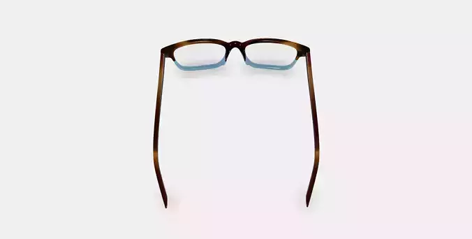Crane Low Bridge Fit Eyeglasses in Eastern Bluebird Fade